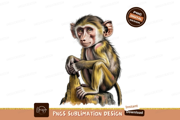 Cute Monkey Clipart Image 20