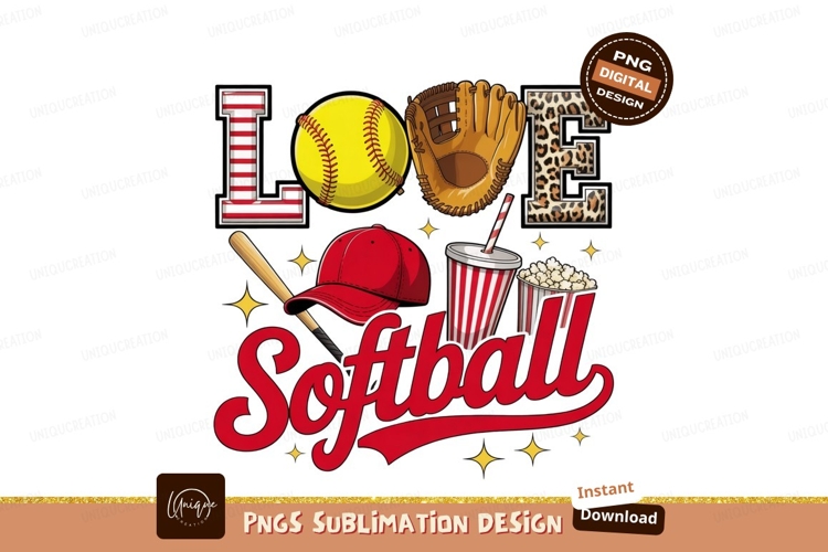 Softball Clipart Image 8