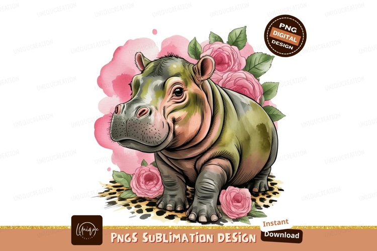 Hippo Clipart Image 2