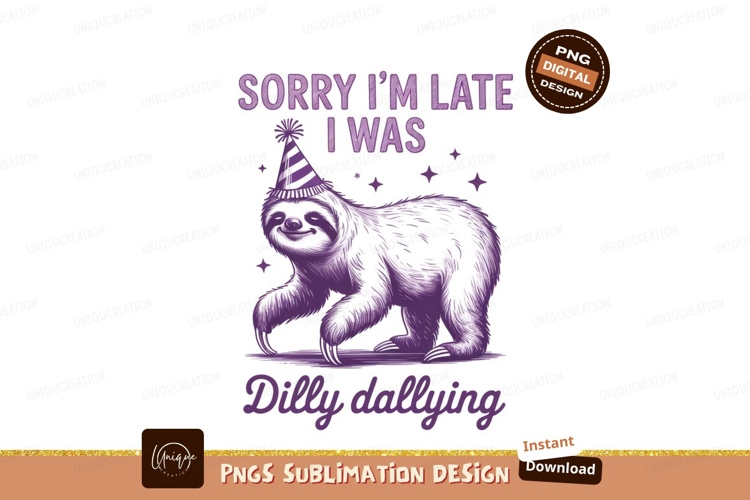Sloth Clipart Image 6