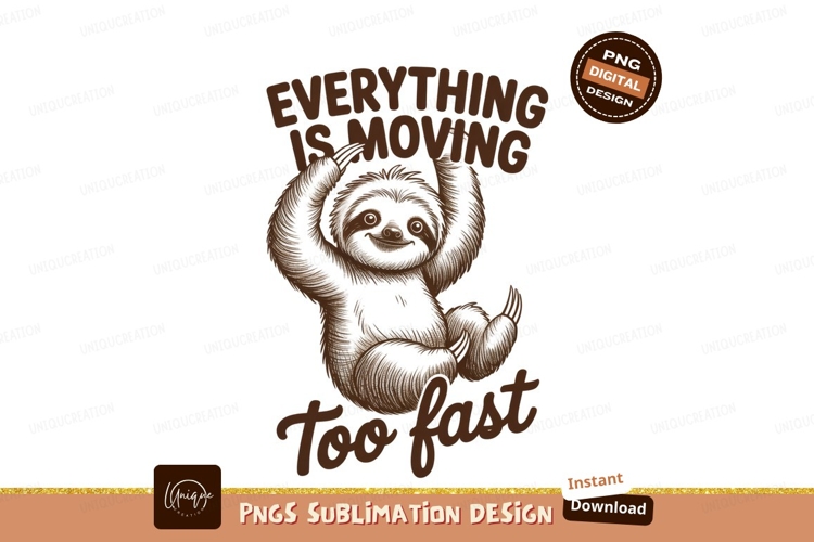 Sloth Clipart Image 2