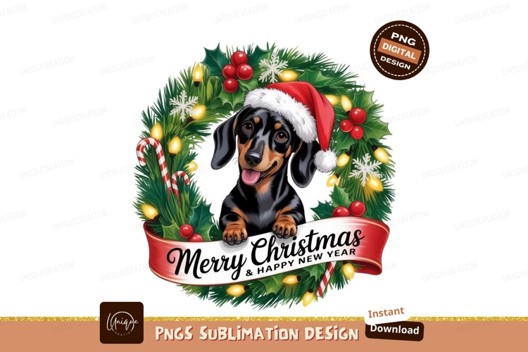 Christmas Wreath Clipart Image 4