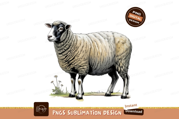 Sheep Illustration Image 22