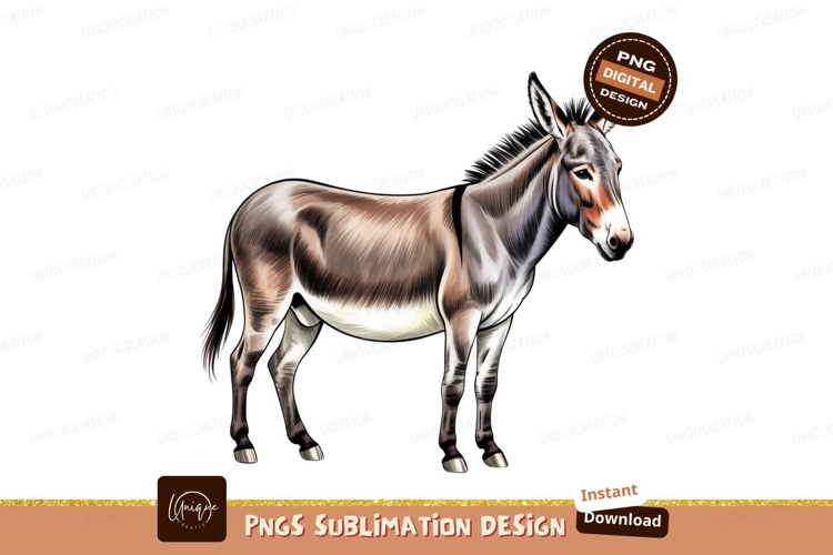 Donkey Clipart Image 2