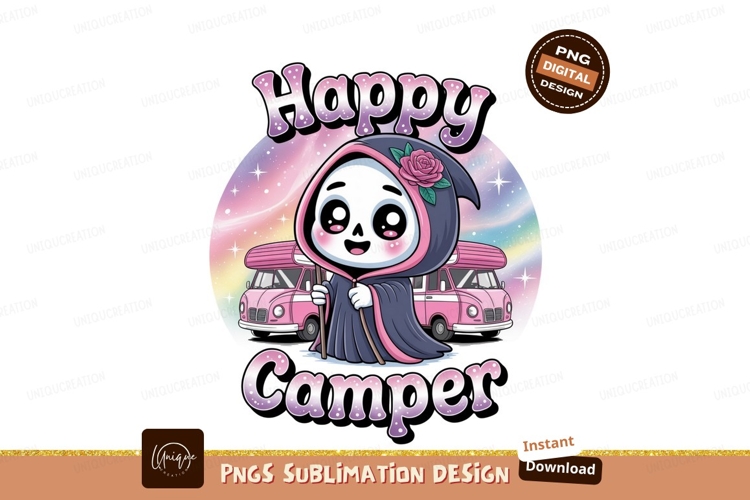 Cute Camper Clipart Image 5