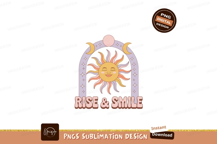Format: Title: Smiling Sun Arch Celestial Design smile