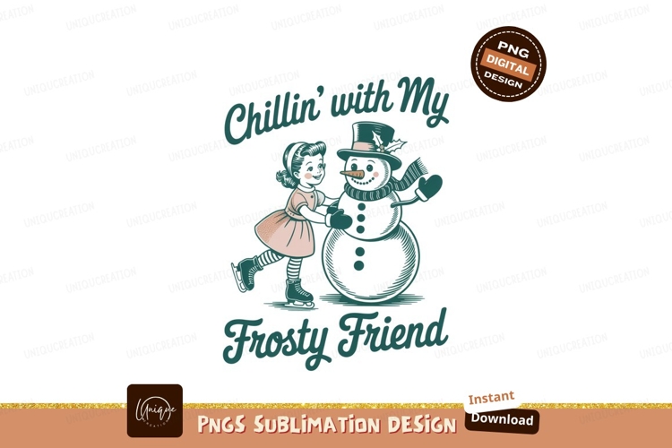 Cute Snowman Clipart Image 11