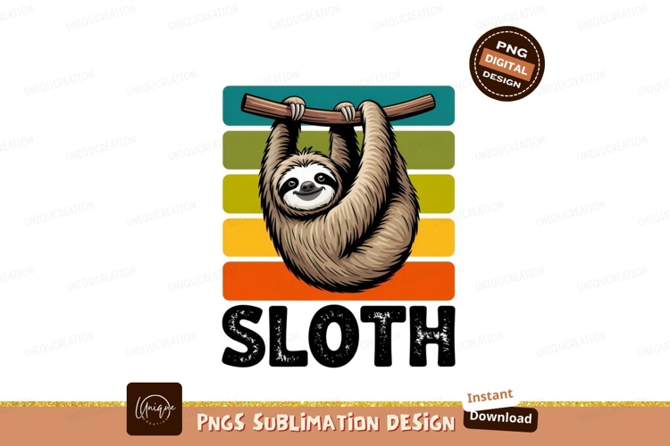 Sloth Clipart Image 14