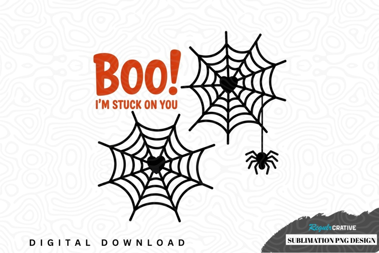 Halloween spider web sublimation design