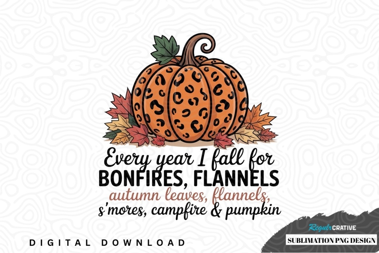 Fall themed sublimation png design