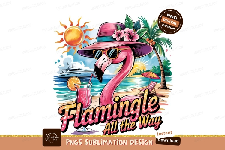 Flamingo Clipart Image 10