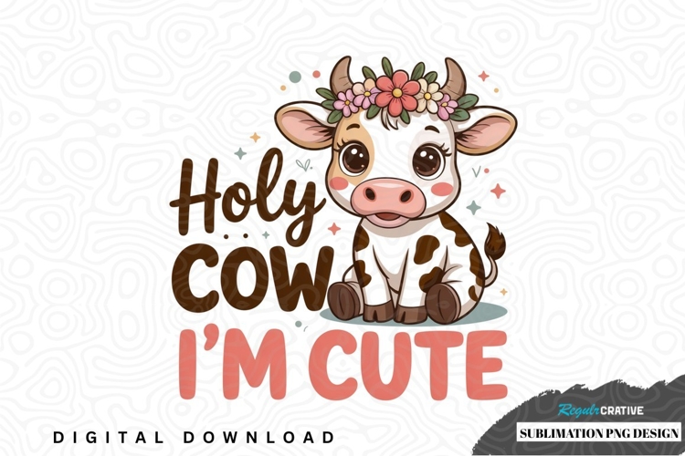 Cute Cartoon Cow Image 12