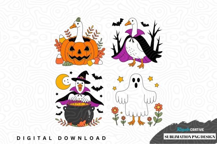 Whimsical halloween sublimation png design