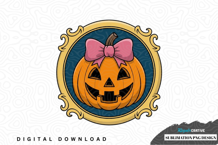 Cute halloween pumpkin design