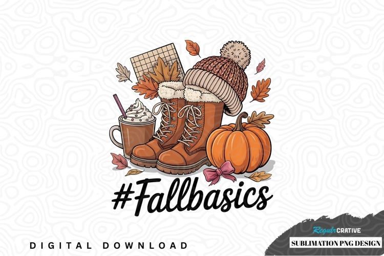#fallbasics sublimation png design