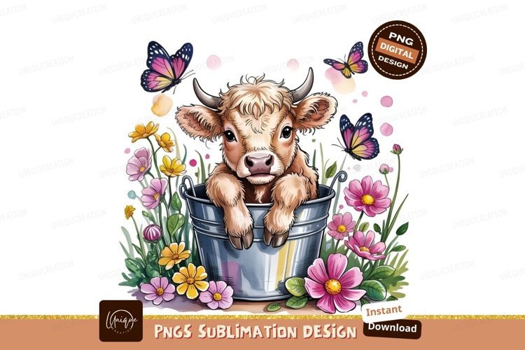 Highland Cow Clipart Image 8