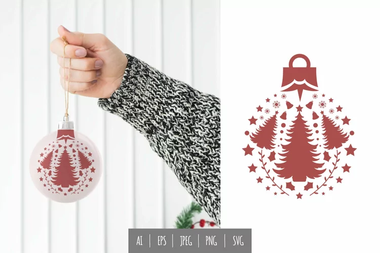 Scandinavian Christmas Baubles for Decoration