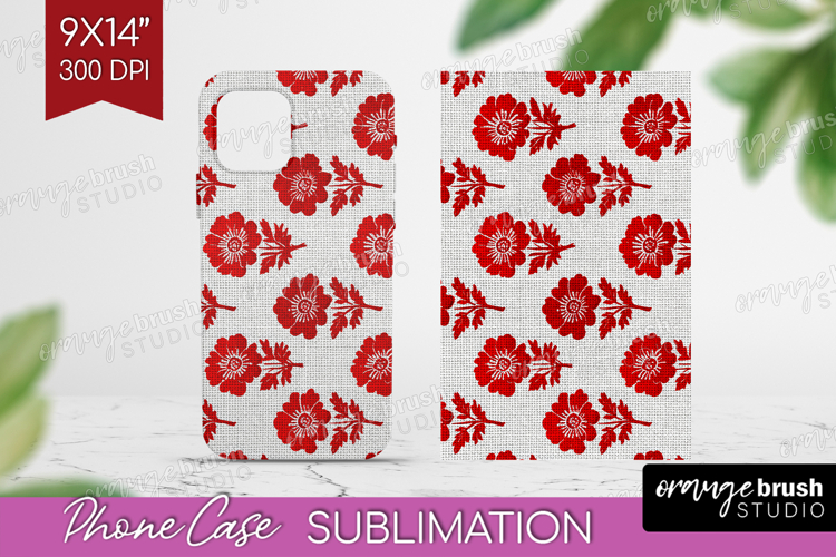 Scandi Flowers Phone Case PNG - Scandinavian Case PNG