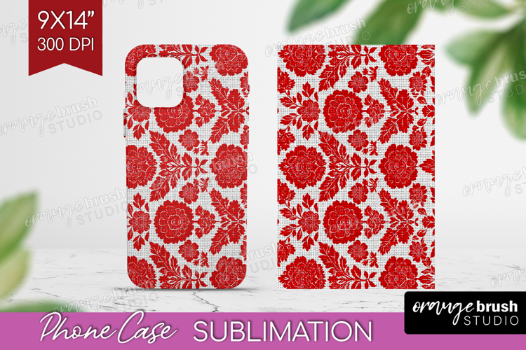 Scandi Flowers Phone Case PNG - Scandinavian Case PNG