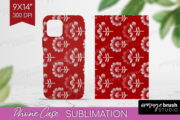 Scandi Flowers Phone Case PNG - Scandinavian Case PNG
