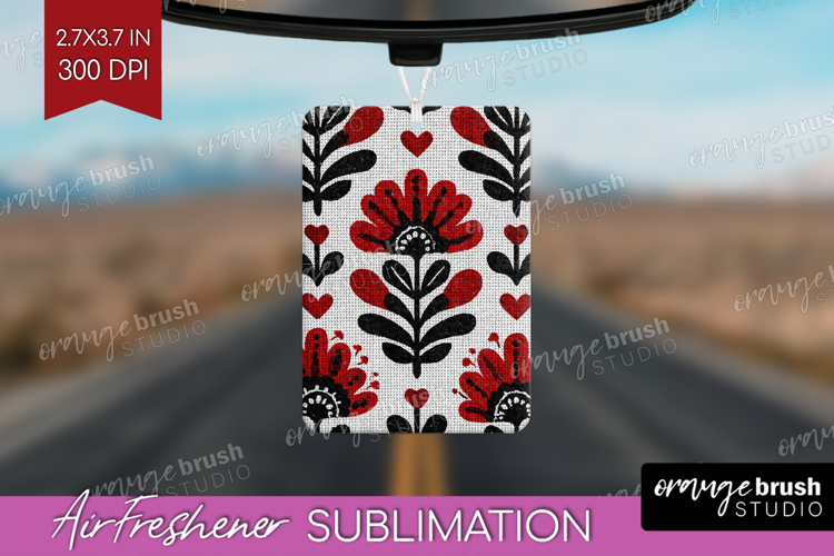 Scandi Flowers Air Freshener PNG - Scandinavian PNG