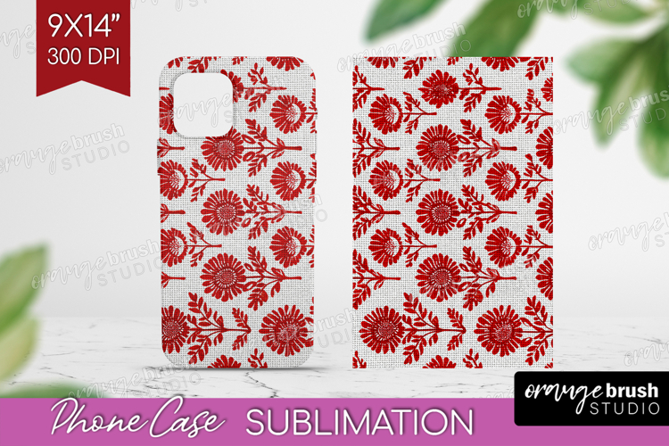 Scandi Flowers Phone Case PNG - Scandinavian Case PNG