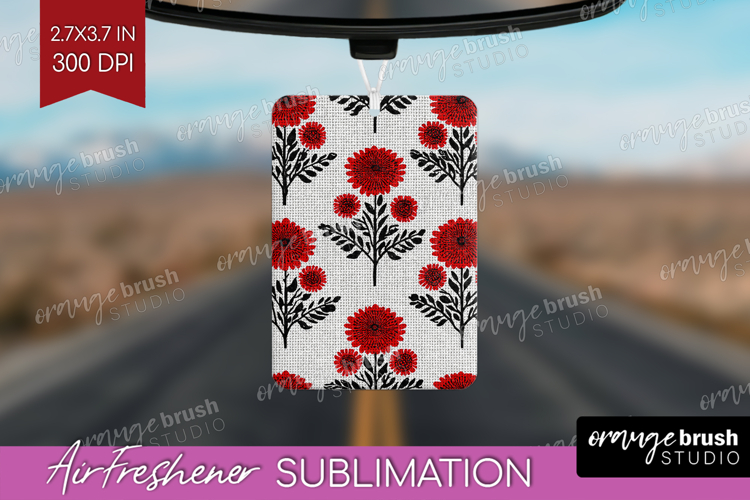 Scandi Flowers Air Freshener PNG - Scandinavian PNG