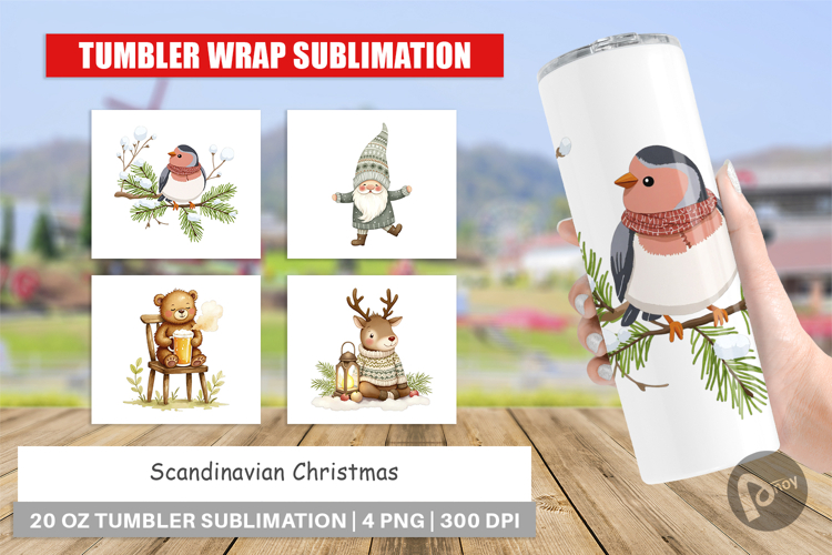 Christmas Watercolor Clipart Image 8