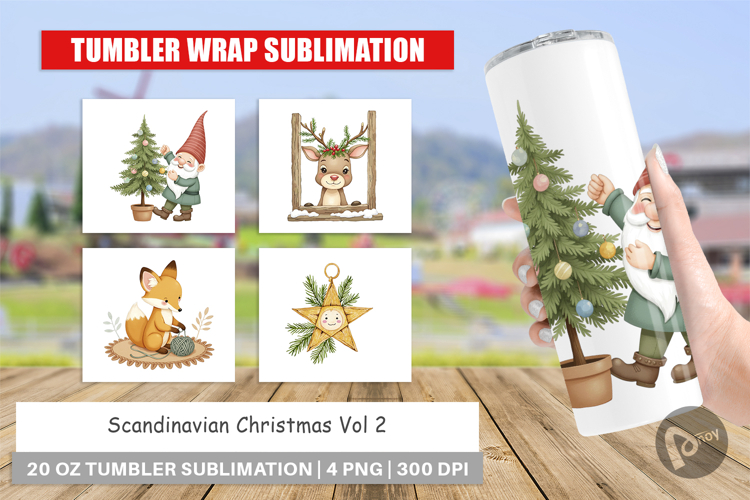 Christmas Watercolor Clipart Image 7