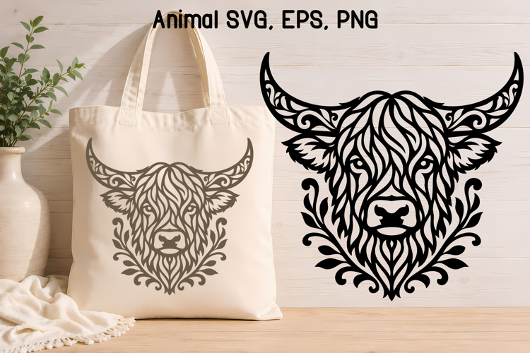Scandinavian Ornament SVG Design | Farm Animal SVG