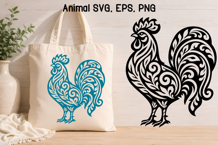Scandinavian Ornament SVG Design | Horse SVG