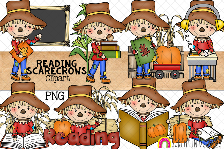 Scarecrows Clipart Image 15