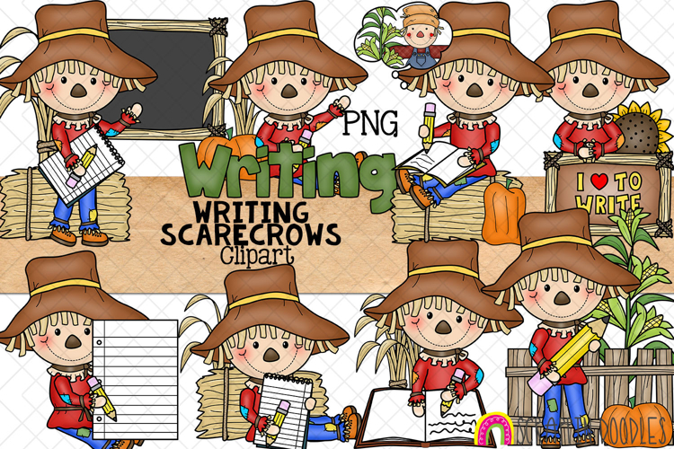 Scarecrows Clipart Image 13