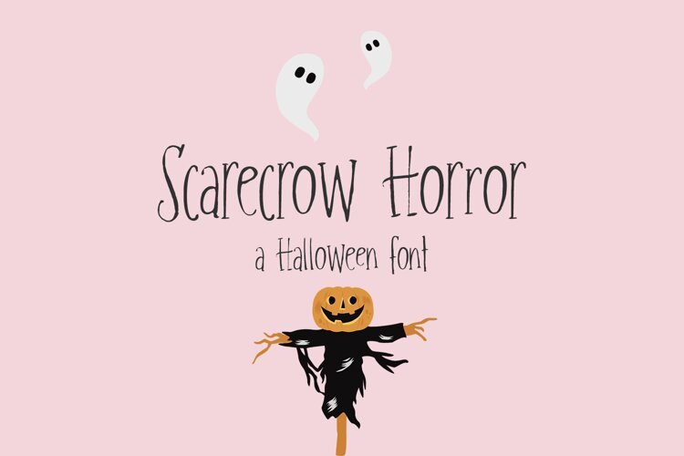 Scarecrow Horror Halloween Font example image 1