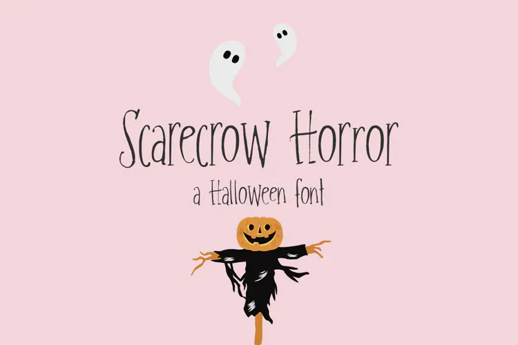 Scarecrow Horror Halloween Font