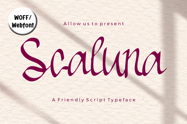 Modern Calligraphy Font Image 8