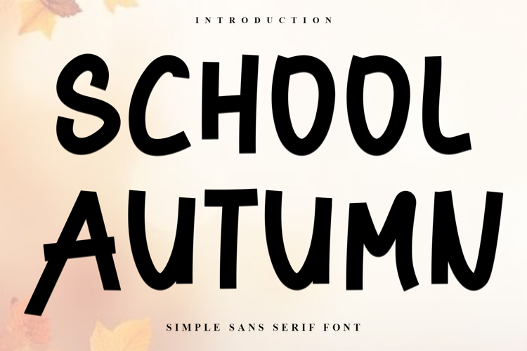 School Autumn example image 1