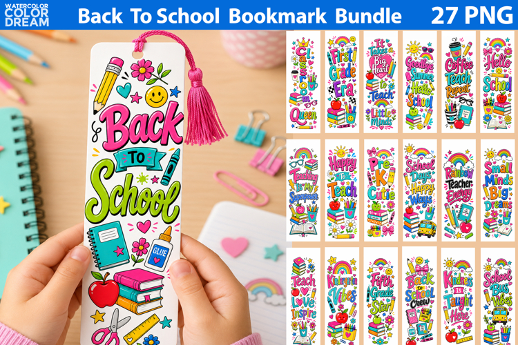 Back To School Bookmark Bundle | Teacher Bookmark