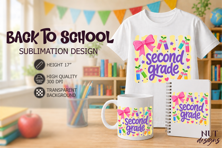 Second Grade Back To School, Coquette School grade First day