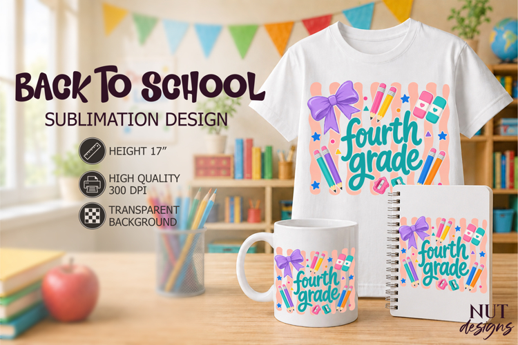 Fourth Grade Back To School, Coquette School grade First day