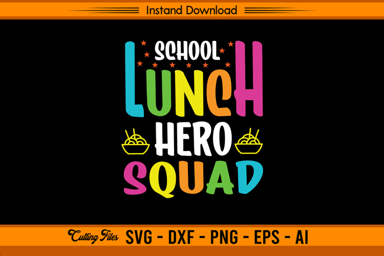Lunch Lady Svg Image 10