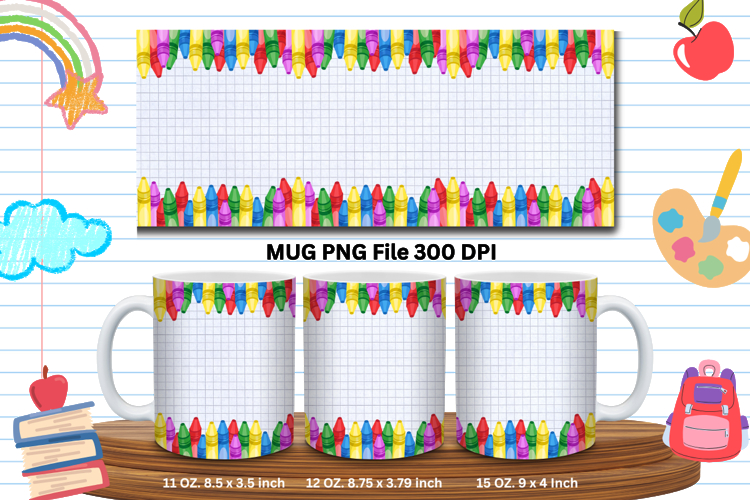 11oz   15oz Mug School Design Teacher Pencil Back to School