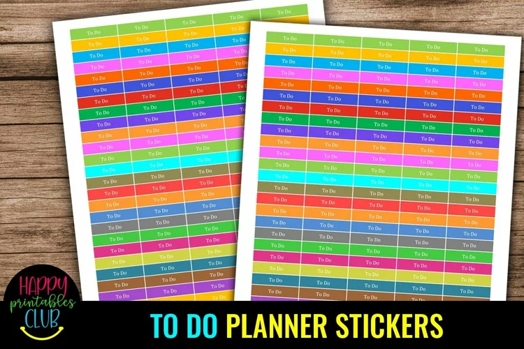 To Do Planner Stickers I To Do Planner Headers
