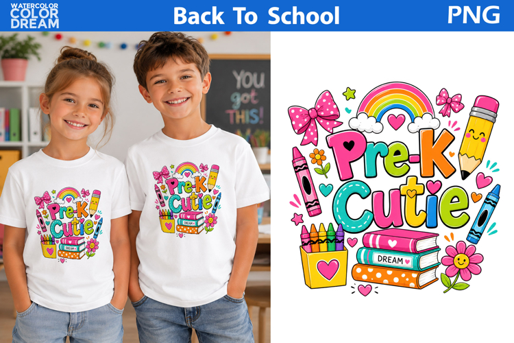 Pre K Cutie Back To School | School Sublimation