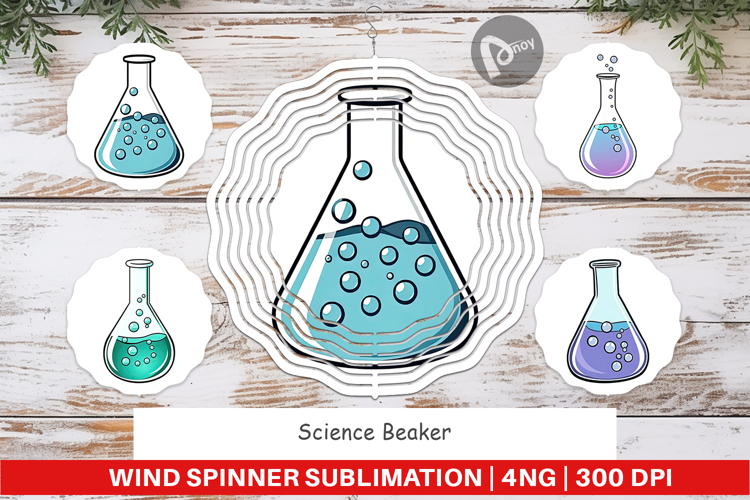Wind Spinner Science Beaker example image 1