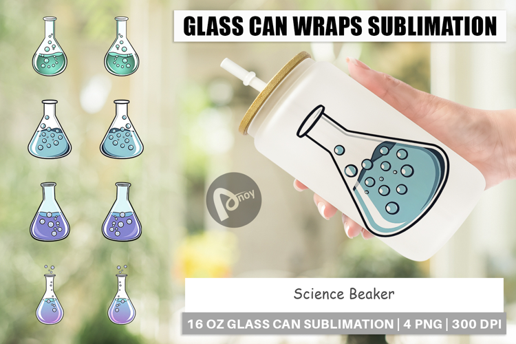 Glass Can Science Beaker