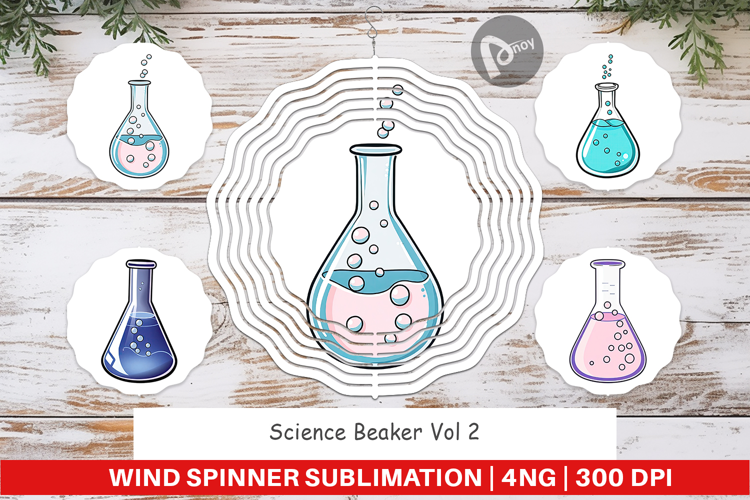 Wind Spinner Science Beaker