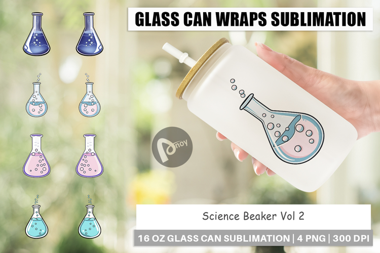 Glass Can Science Beaker