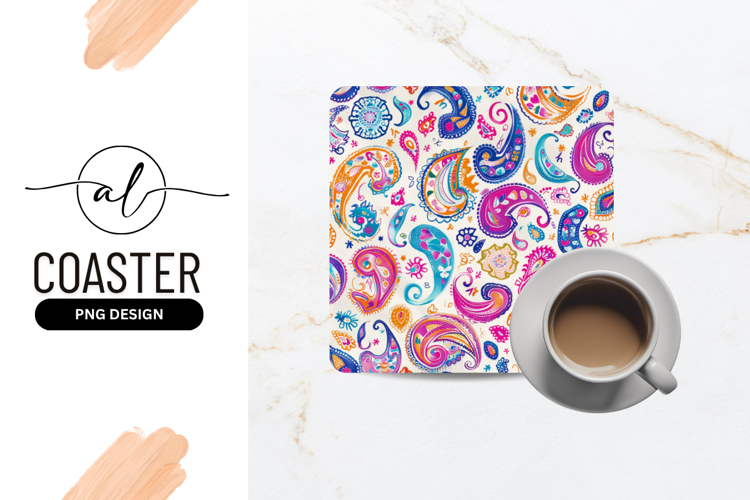 Colorful Paisley Pattern For Fabric Print Design