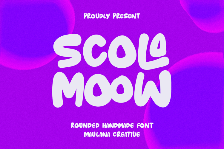 Scola Moow Rounded Handmade Handwritten Font